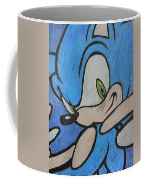 Sonic the Hedgehog Coffee Mug by David Stephenson - Pixels