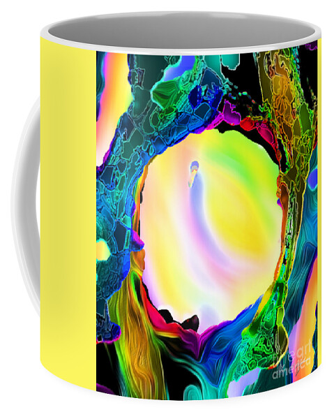 Soul Dimensions Coffee Mug featuring the digital art Soul Dimensions 10 by Aldane Wynter