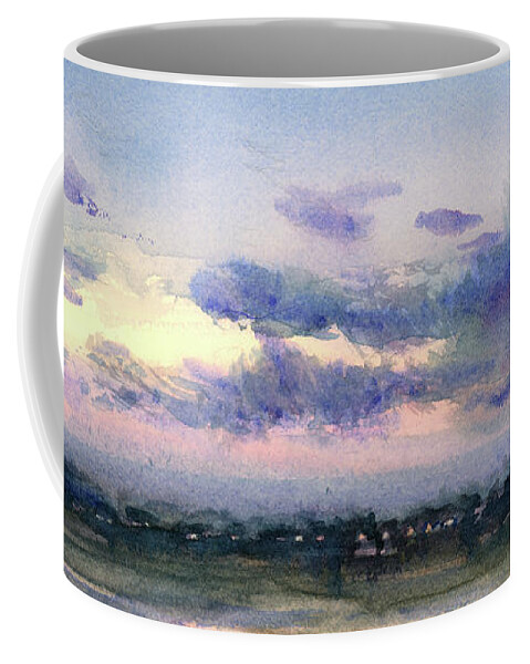 Seascape Coffee Mug featuring the painting Sound Side by Lois Blasberg