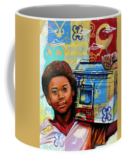  Coffee Mug featuring the painting Sounds of Omohundro by Clayton Singleton