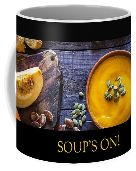 Soup Coffee Mug featuring the photograph Soup's On - Squash by Nancy Ayanna Wyatt