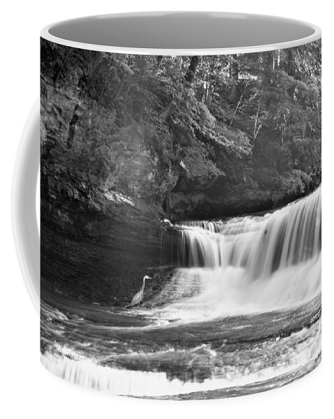  Coffee Mug featuring the photograph South Chagrin w Crane by Brad Nellis