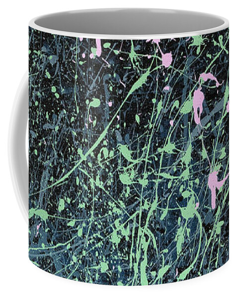 Abstract Coffee Mug featuring the painting Sovereignty by Heather Meglasson Impact Artist