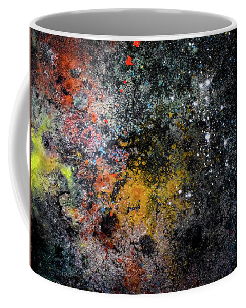 Space Coffee Mug featuring the mixed media Space Nebula FOG Constellation 5412971 by Patsy Evans- Alchemist Artist