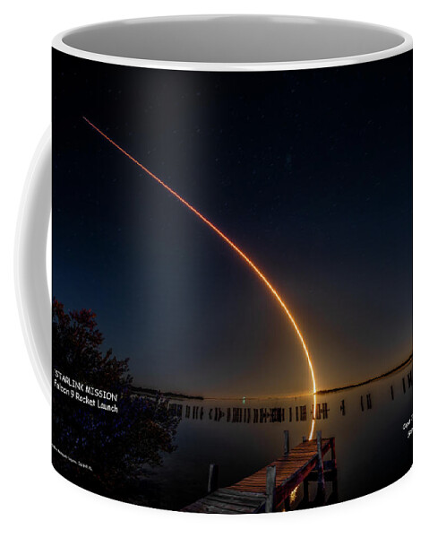  Coffee Mug featuring the photograph SpaceX by Norman Peay