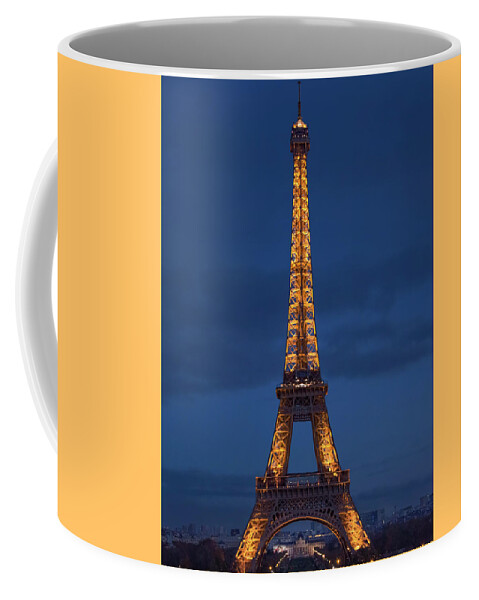Eiffel Tower Paris Coffee Mug featuring the photograph Sparkle On by Rebecca Herranen