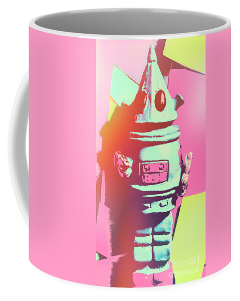 Pop Art Coffee Mug featuring the photograph Spectrobot by Jorgo Photography