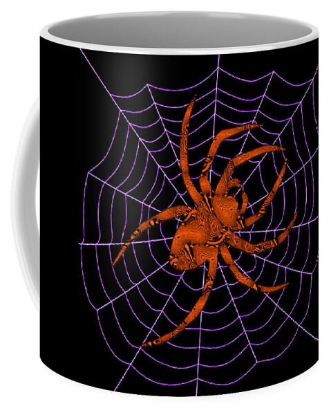Spider Coffee Mug featuring the digital art Spider Art by Ronald Mills