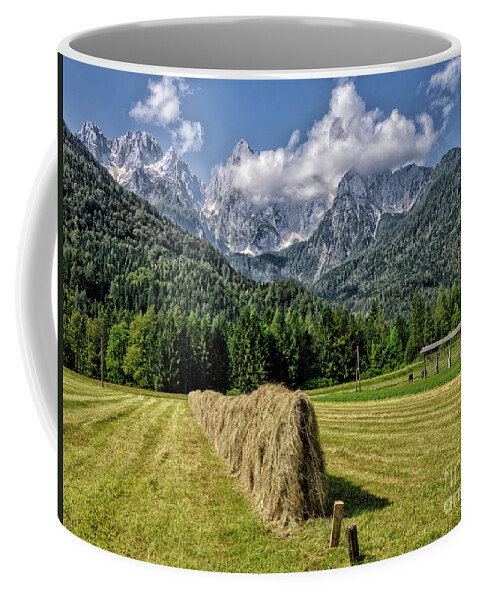 Top Artist Coffee Mug featuring the photograph Spik Playing with the Clouds by Norman Gabitzsch
