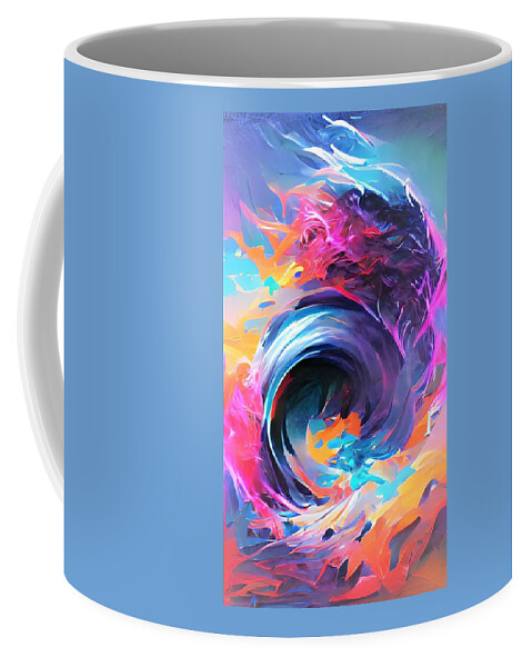 Spinning Into a Vortex Coffee Mug by Vivian Aaron - Pixels