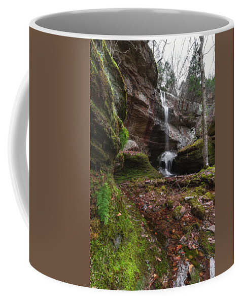 Waterfall Coffee Mug featuring the photograph Splatterstone Falls 1 by Grant Twiss