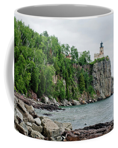 North Shore Coffee Mug featuring the photograph Split Rock Lighthouse V by Rich S