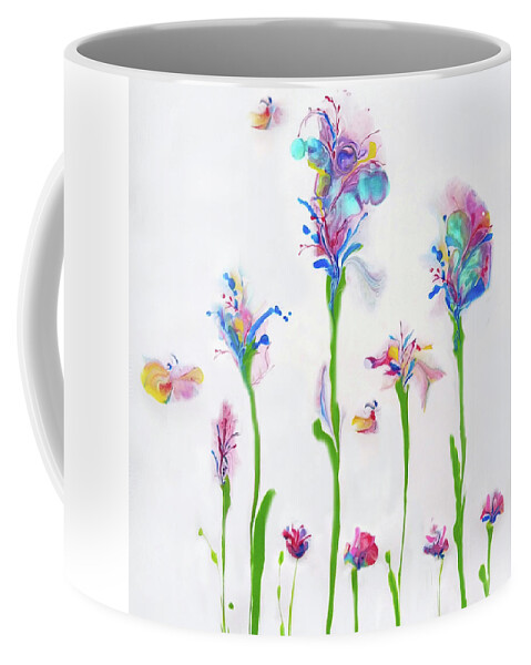 Colorful Coffee Mug featuring the painting Spring Afternoon by Deborah Erlandson