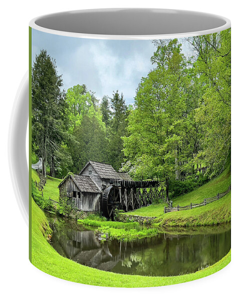 Mabry Mill Coffee Mug featuring the photograph Spring at Mabry Mill by Chris Berrier