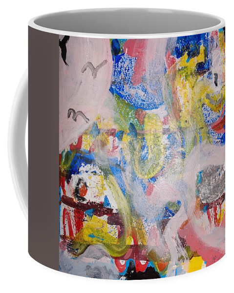 Earthworms Coffee Mug featuring the painting Spring Awakens by Suzanne Berthier