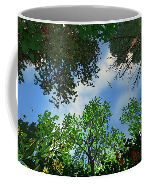 Spring Coffee Mug featuring the digital art Spring by Brian Jay