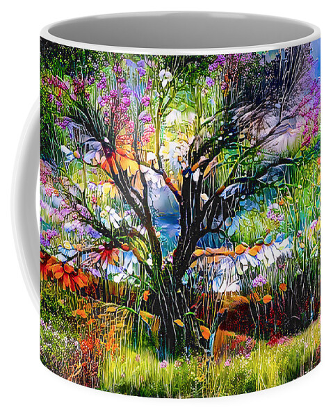Tree Coffee Mug featuring the photograph Spring Has Sprung by Debra Kewley