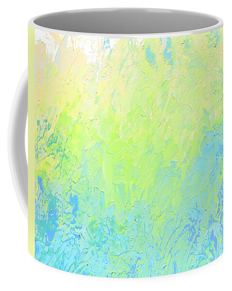 Spring Coffee Mug featuring the painting Spring Morning by Linda Bailey