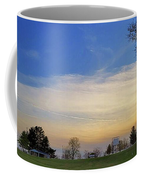 Sunset Coffee Mug featuring the photograph Spring Sunset 4/7/21 by Ally White