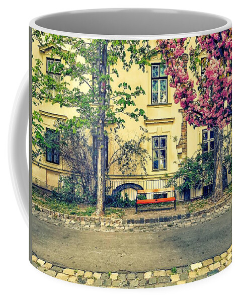 Blossom Coffee Mug featuring the photograph Spring-time in Budapest by Tito Slack
