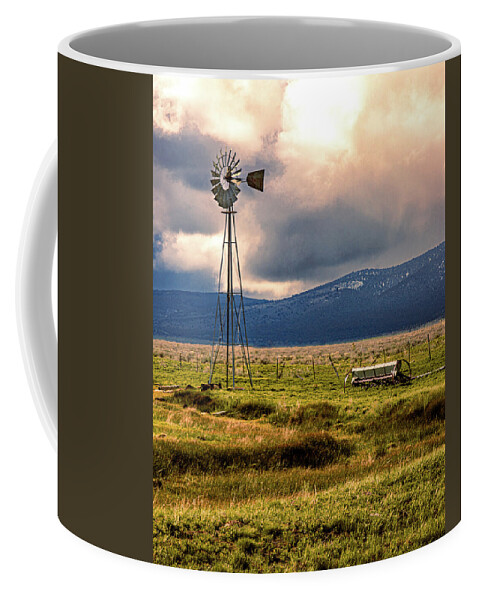 4x5 Coffee Mug featuring the photograph Spring Windmill by Mike Lee
