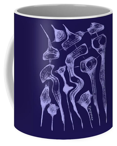 Sprouts Coffee Mug featuring the digital art Sprouts by Ljev Rjadcenko