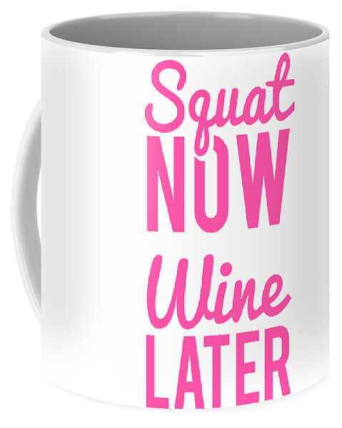 WOD Now Wine Later Crossfit Mug 