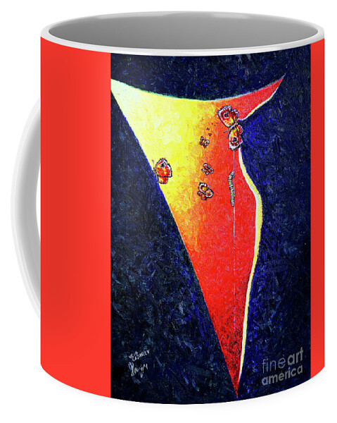 S Coffee Mug featuring the painting ss1 by Viktor Lazarev