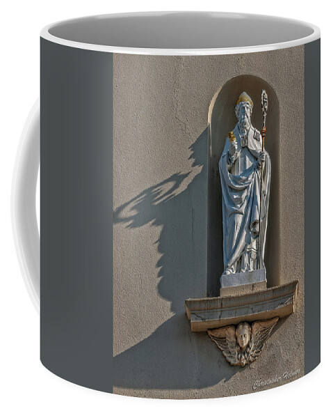 Saint Augustine Coffee Mug featuring the photograph St. Augustine of Hippo by Christopher Holmes