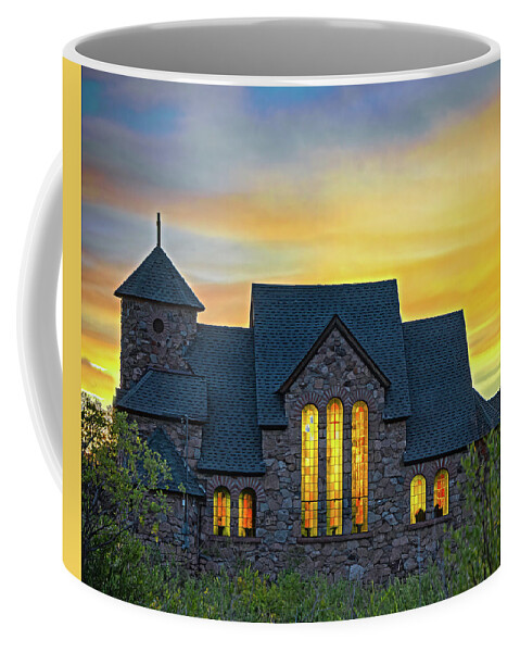 2021 Coffee Mug featuring the photograph St Catherine's Chapel Sunrise by Tim Kathka