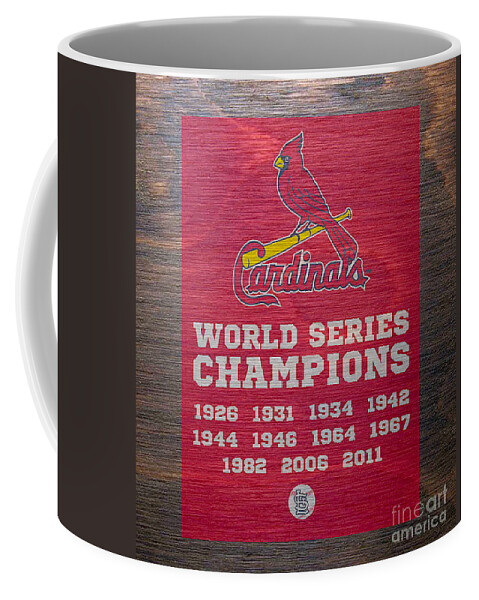 St Louis Cardinal Banner Coffee Mug for Sale by Steven Parker
