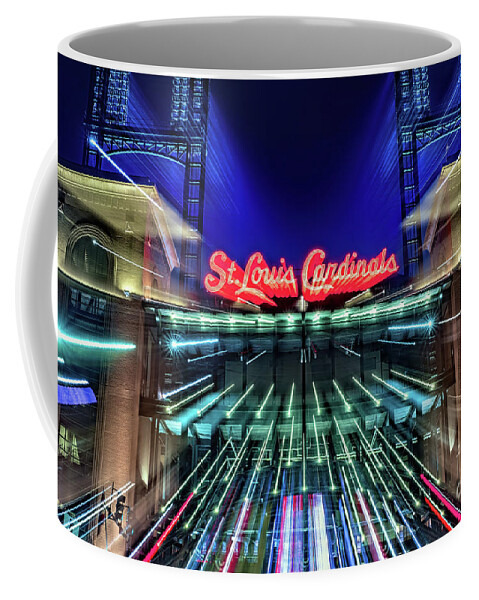 St. Louis Cardinals White 15oz. Personalized Mug