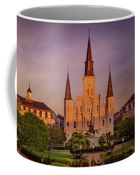 St. Louis Cathedral at Sunrise Coffee Mug for Sale by Patrick Civello