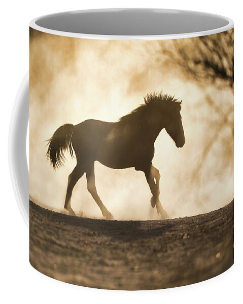 Stallion Coffee Mug featuring the photograph Stallion Pose by Shannon Hastings