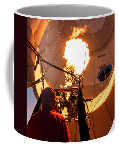 Balloon Coffee Mug featuring the digital art Standing Up by Todd Tucker