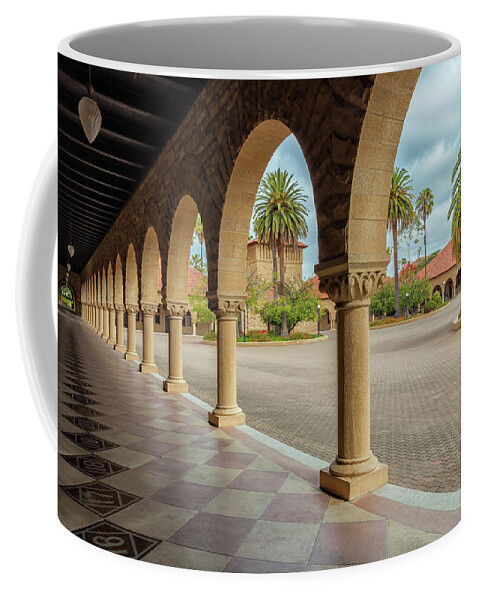 Architectures Coffee Mug featuring the photograph stanford campus II by Jonathan Nguyen