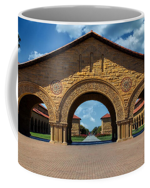 Stanford University Coffee Mug featuring the photograph Stanford University Campus by Mountain Dreams