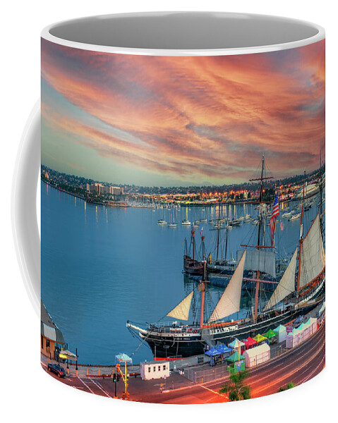Star Of India Coffee Mug featuring the photograph Star of India Tall Ship by David Zanzinger