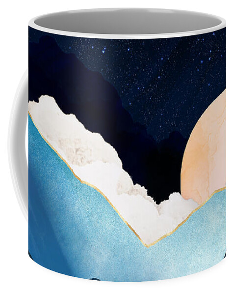 Star Coffee Mug featuring the digital art Star Sea by Spacefrog Designs