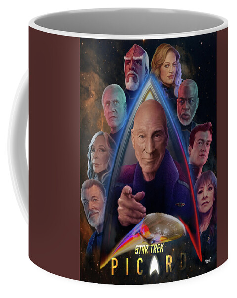 Star Trek Picard Coffee Mug by Mizael Canato - Pixels
