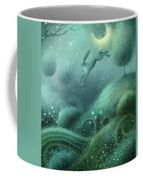Stardust Coffee Mug featuring the painting Stardust by Joe Gilronan