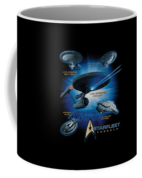 Starfleet Vessels Coffee Mug by Revma Mahita - Fine Art America