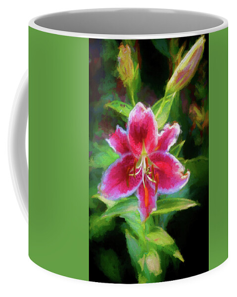 Lily Coffee Mug featuring the photograph Stargazer Lily by Ola Allen