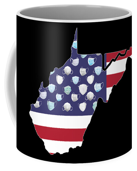 Goolge Images Coffee Mug featuring the digital art State of West Virginia by Fei A