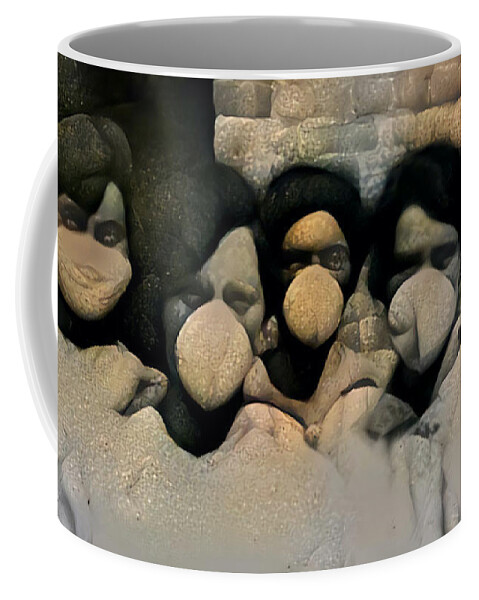 Women Coffee Mug featuring the digital art Steady as a Rock by Matthew Lazure
