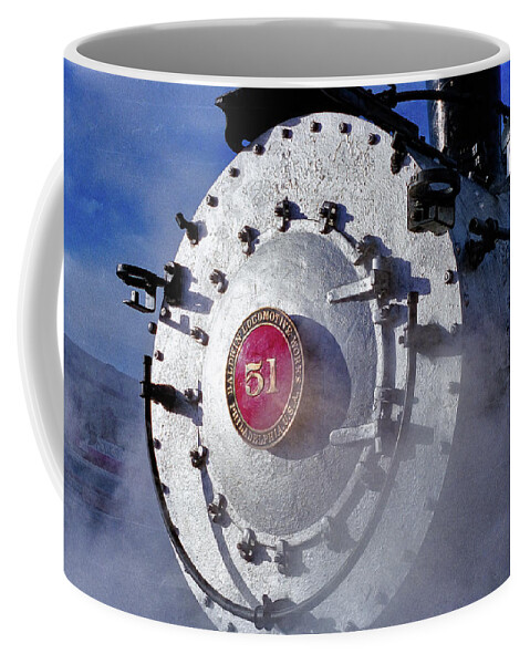 Fineartamerica Coffee Mug featuring the photograph Steam Engine #51 by Larey and Phyllis McDaniel