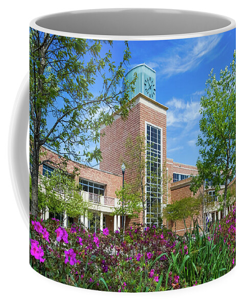 Nacogdoches Coffee Mug featuring the photograph Stephen F. Austin State University Student Center by Tim Stanley