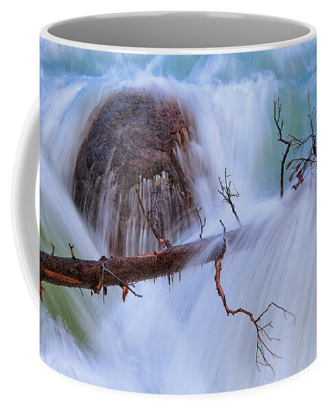 Abstract Coffee Mug featuring the photograph Sticks and Stones by Rick Furmanek