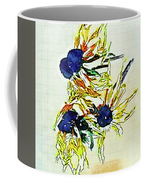 Dried Coffee Mug featuring the digital art Still Looking Pretty by Nancy Olivia Hoffmann