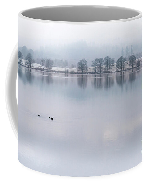 Lake District Coffee Mug featuring the photograph Still Water Lake, Cumbria by Perry Rodriguez